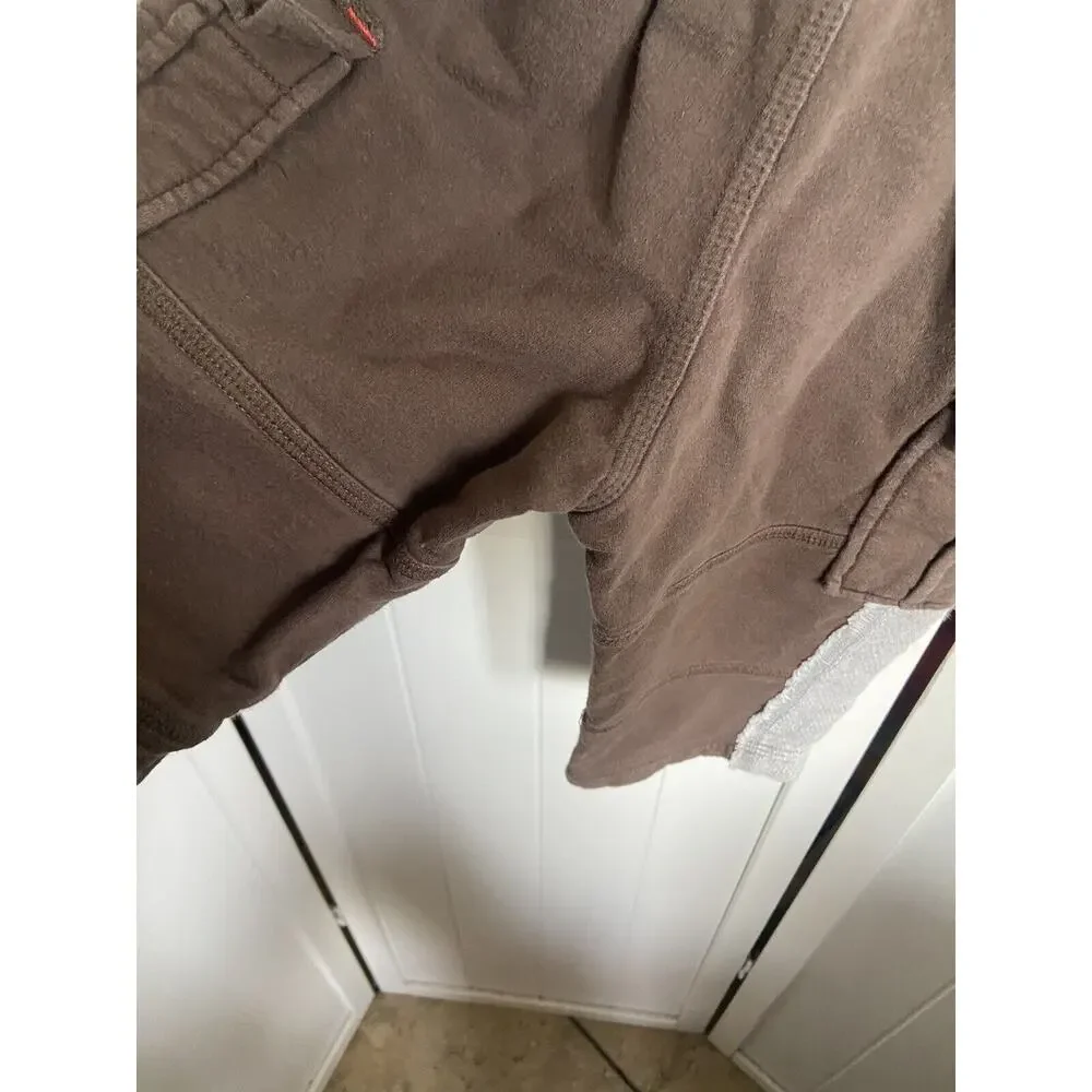 Naartjie Boys Outfit Size 18-24 Mo Brown Gray Stripes Shirt Thick‎ Pants Layered